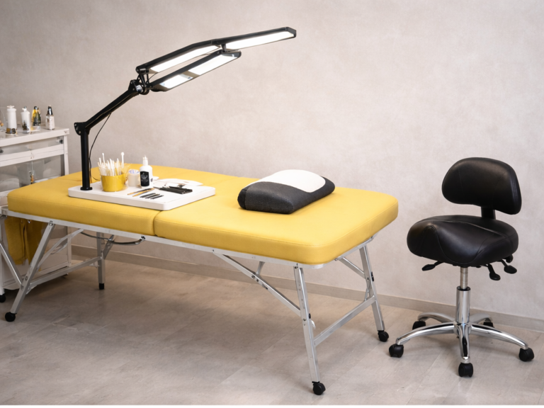 Ergonomia pracy stylistki rzęs – jak pracować szybciej i zdrowiej?